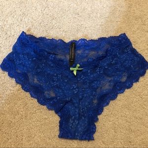 Royal blue lace panties Clearance